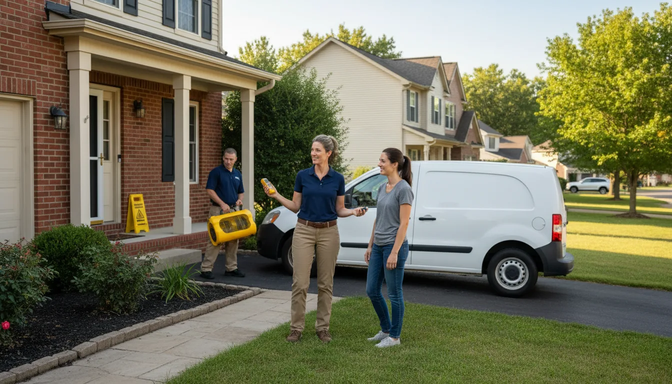 Water restoration image for Water Damage & Restoration Services in Midland, TX